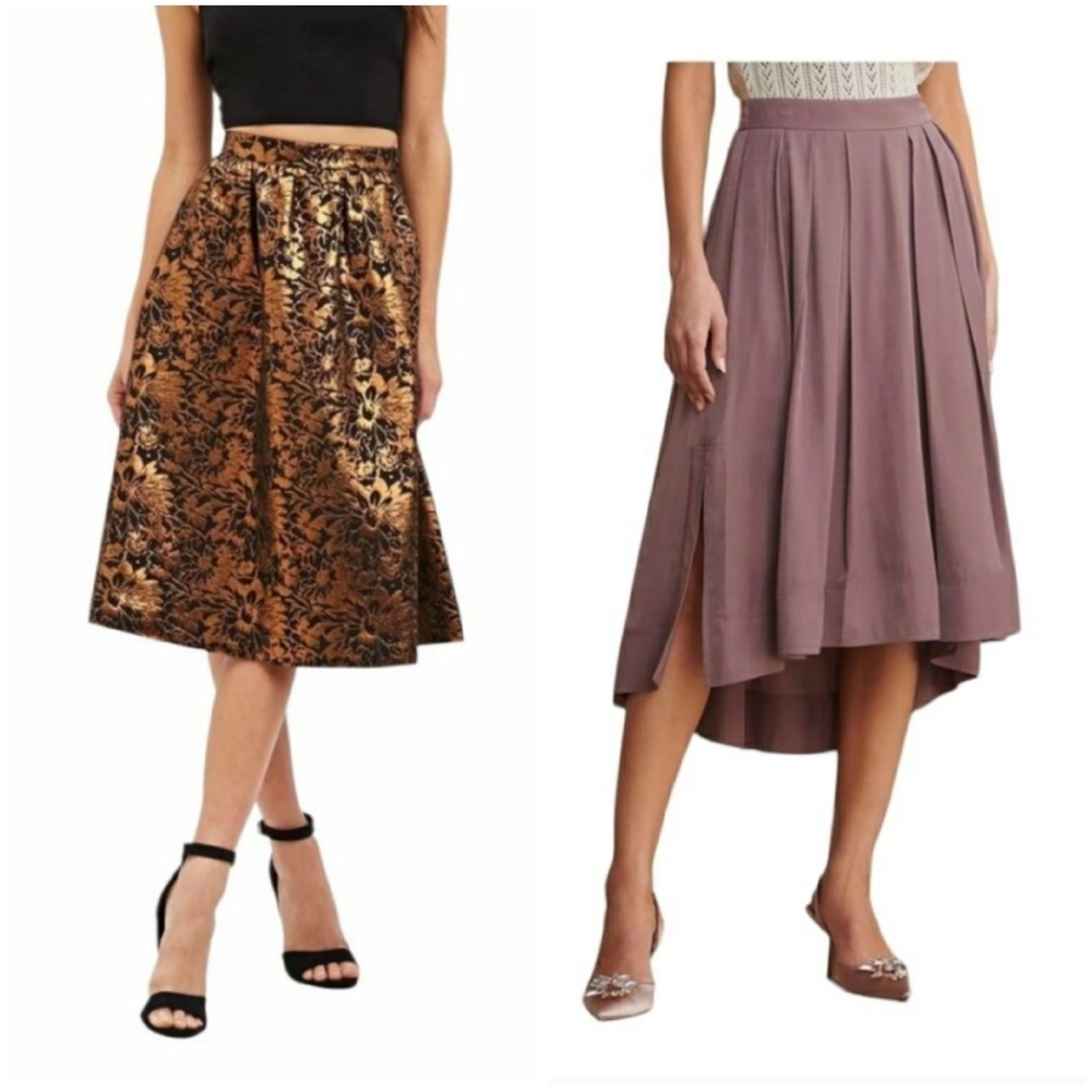 Shein MOTF & Forever 21 A-line Skirts
